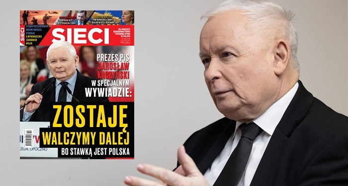 Jarosław Kaczyński na łamach "Sieci”