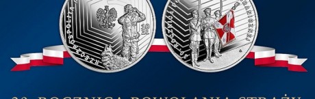 30. rocznica powołania Straży Granicznej – moneta kolekcjonerska NBP