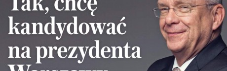 Karczewski: Chcę być prezydentem Warszawy