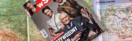 Praktyczna mapa z tygodnikiem „wSieci”