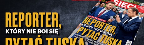 Reporter, który nie boi się pytać Tuska