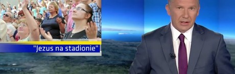 W Wiadomościach sza o rekolekcjach na Narodowym