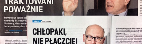 „wSieci”: Gliński i Śpiewak o PiS i PO