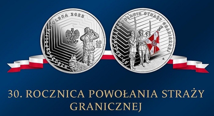 30. rocznica powołania Straży Granicznej – moneta kolekcjonerska NBP