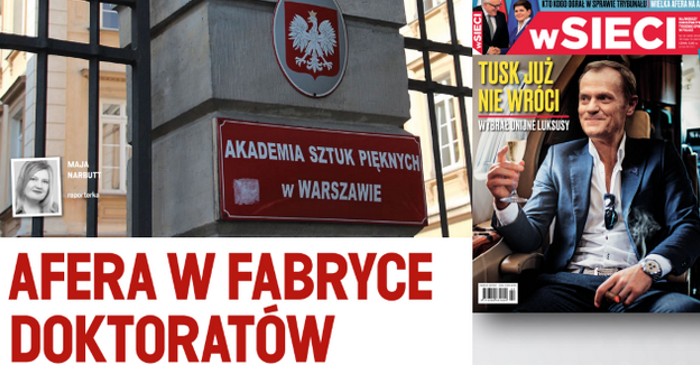 Afera w fabryce doktoratów