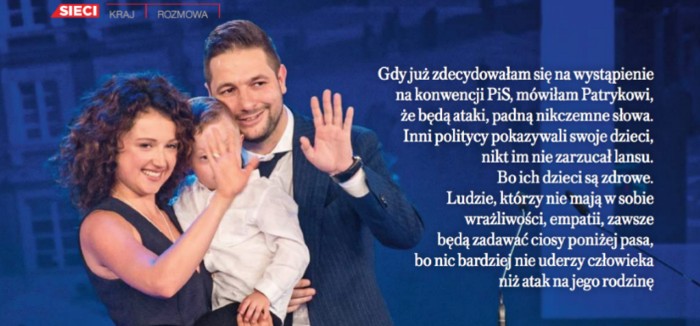 Anna Jaki w "Sieci" o atakach na jej rodzinę