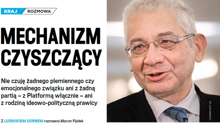 Dorn: nie czuję związków z żadną partią Dorn: nie czuję związków z żadną partią