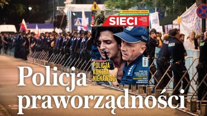 Janecki w "Sieci": Policja praworządności