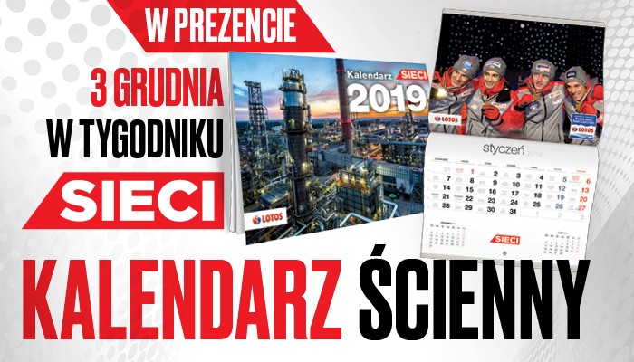 Kalendarz na 2019 rok już w poniedziałek z tygodnikiem „Sieci”