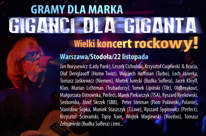 Koncert w Stodole na rzecz Marka Ałaszewskiego