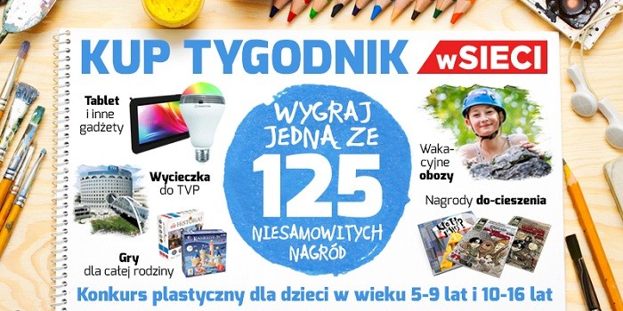 Konkurs dla dzieci - wygraj jedną ze 125 nagród!