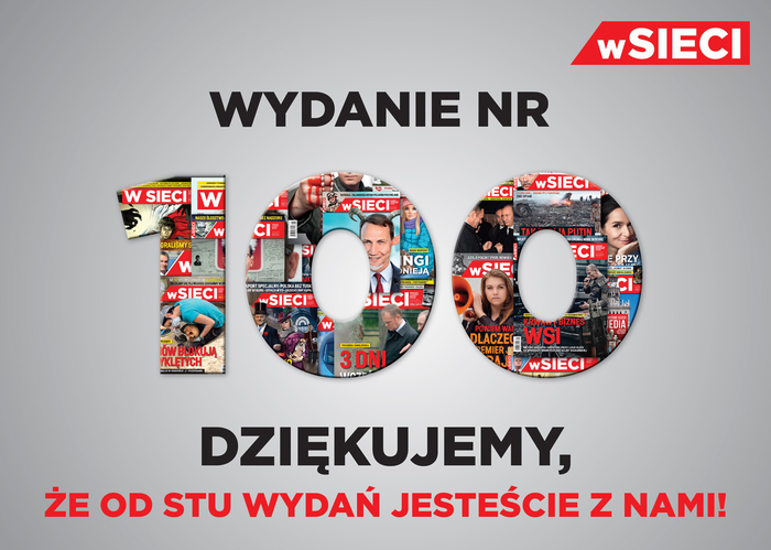 Konkurs na 100 wydań tygodnika „wSieci”