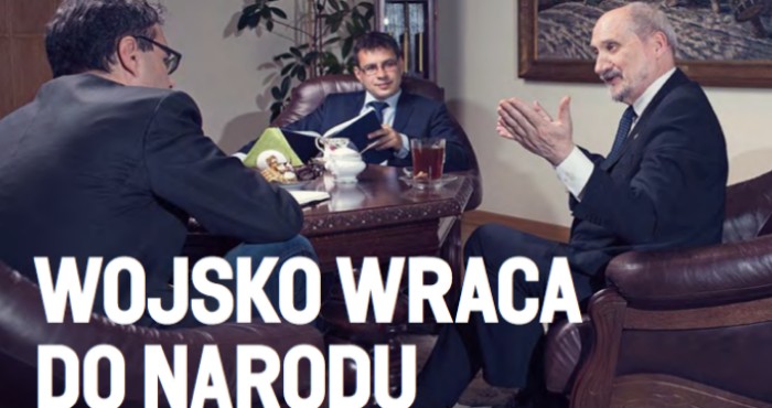 Macierewicz: Wojsko wraca do narodu