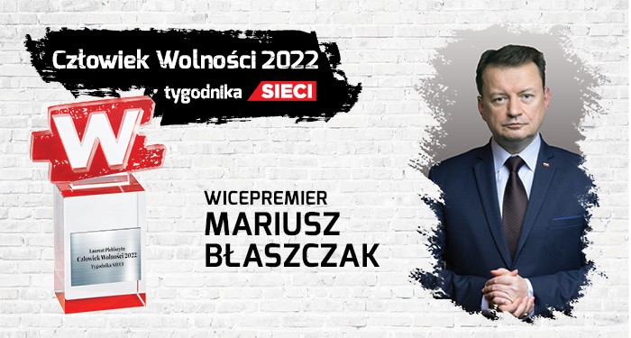 Mamy laureata nagrody Człowiek Wolności tygodnika Sieci za 2022 rok!