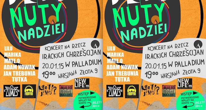 „Nuty nadziei” - gwiazdy na rzecz chrześcijan