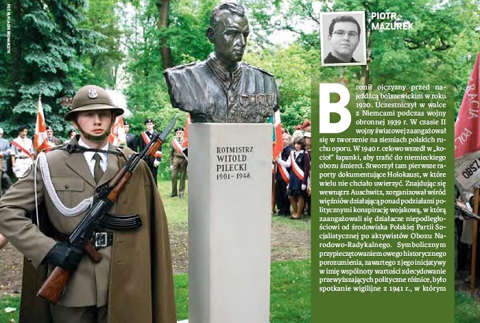Pilecki na cokoły zamiast Berlinga i Moczara!” Pilecki na cokoły zamiast Berlinga i Moczara!”