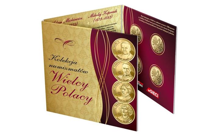 PREZENT dla prenumeratorów - kolekcja numizmatów Wielcy Polacy