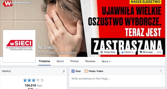 Profil "wSieci" niezwykle popularny na Facebook'u!