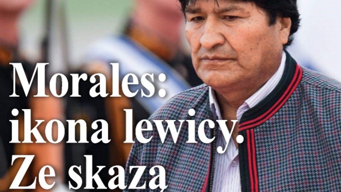 Rybińska w "Sieci": Morales: ikona lewicy. Ze skazą 
