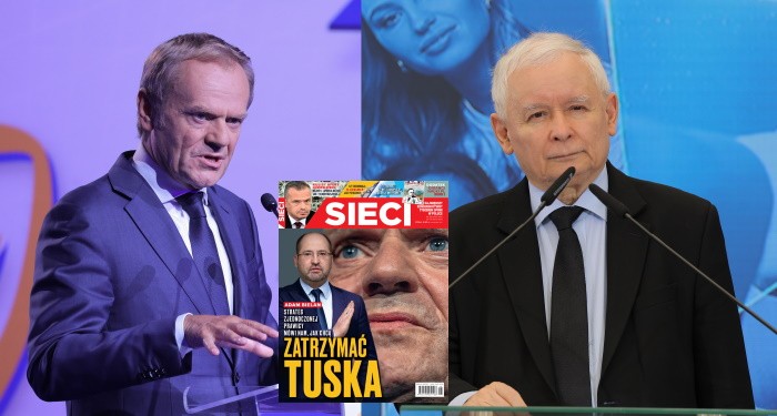 "Sieci": Dwa partyjne mityngi