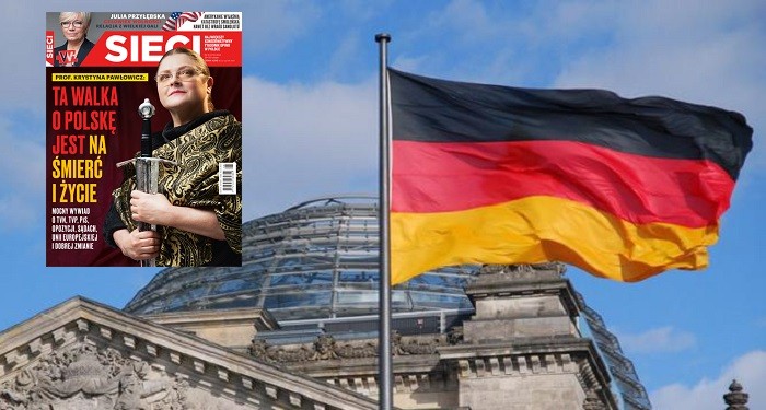 "Sieci": Kałuża Merkel