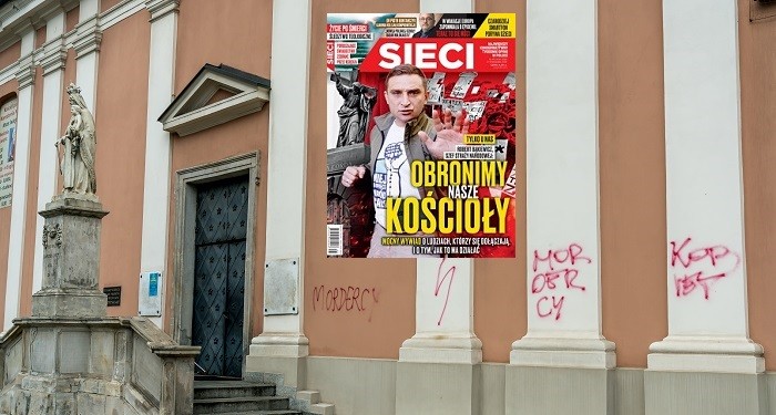 "Sieci": Modlitwa kontra bluzgi