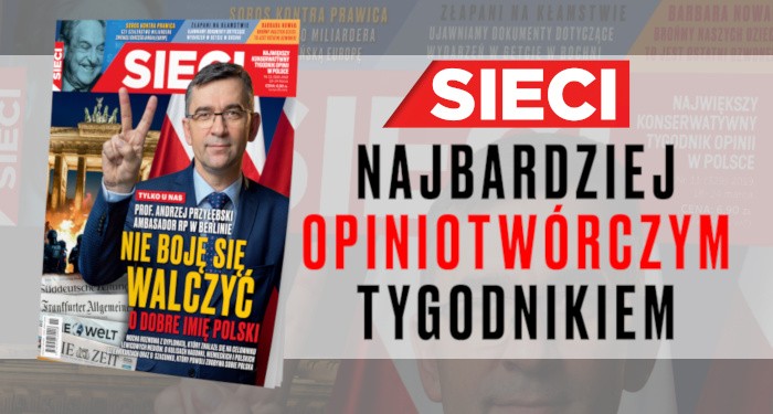"Sieci" najczęściej cytowanym tygodnikiem w lutym 2019, w czołówce wPolityce.pl