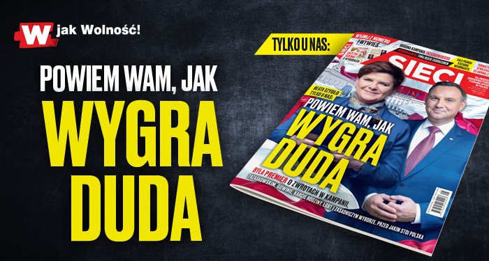 „Sieci”: Szydło mówi, jak wygra Duda