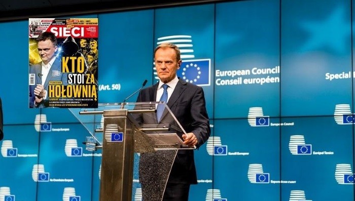 "Sieci": Tusk przebrał się za męża stanu