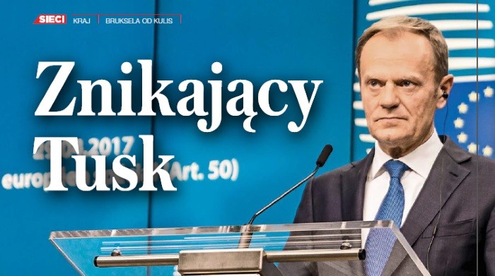 "Sieci": Znikający Tusk