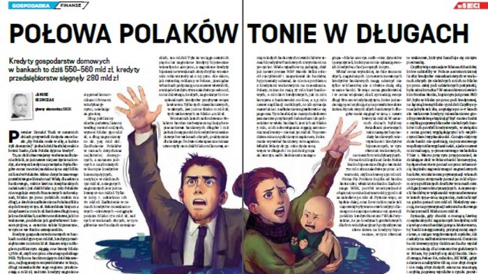 Szewczak: Polska utopiona w długach
