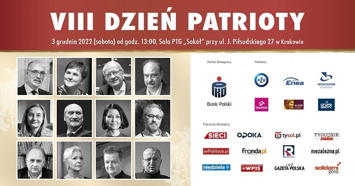 VIII Dzień Patrioty 3 grudnia w Krakowie