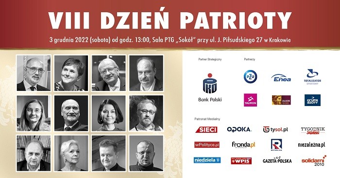 VIII Dzień Patrioty 3 grudnia w Krakowie VIII Dzień Patrioty 3 grudnia w Krakowie