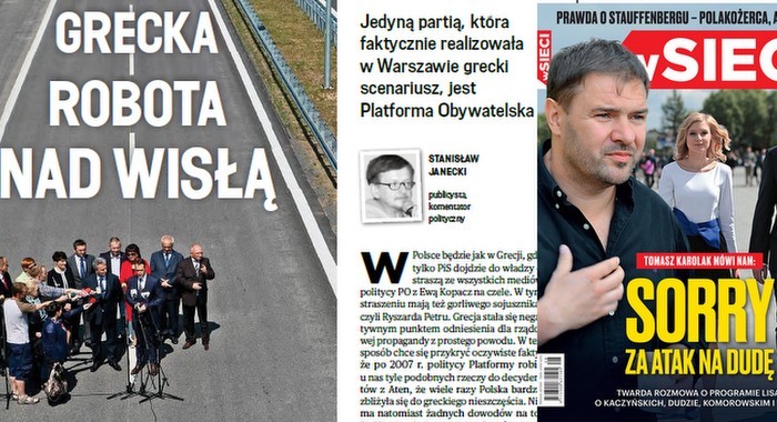 "wSieci": "Grecję" w Polsce szykowała nam PO!