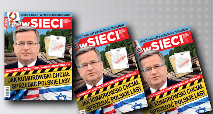 „wSieci”: Jak Komorowski sprzedawał polskie lasy