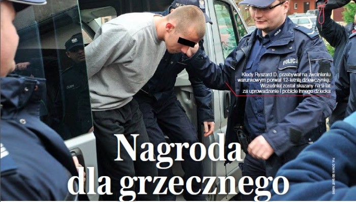 "wSieci": Nagroda dla grzecznego mordercy "wSieci": Nagroda dla grzecznego mordercy