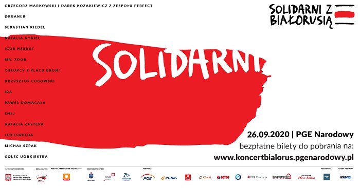 Wyrażamy solidarność z Białorusią na PGE Narodowym