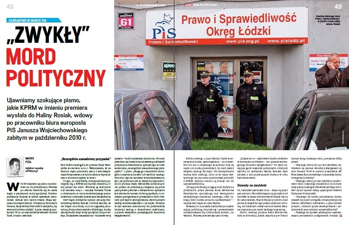 „Zwykły” mord polityczny