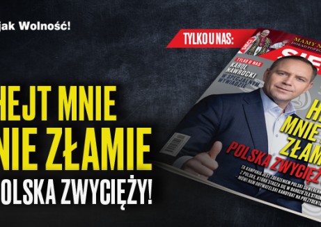 Hejt mnie nie złamie. Polska zwycięży!