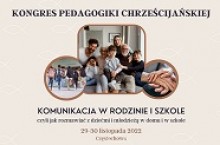 Kongres Pedagogiki Chrześcijańskiej 29-30 listopada