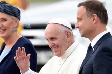 Papież Franciszek przybył do Krakowa