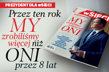 Prezydent Andrzej Duda specjalnie dla tygodnika "wSieci"