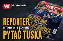 Reporter, który nie boi się pytać Tuska