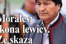 Rybińska w "Sieci": Morales: ikona lewicy. Ze skazą 