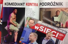 "wSieci": Komediant kontra podróżnik